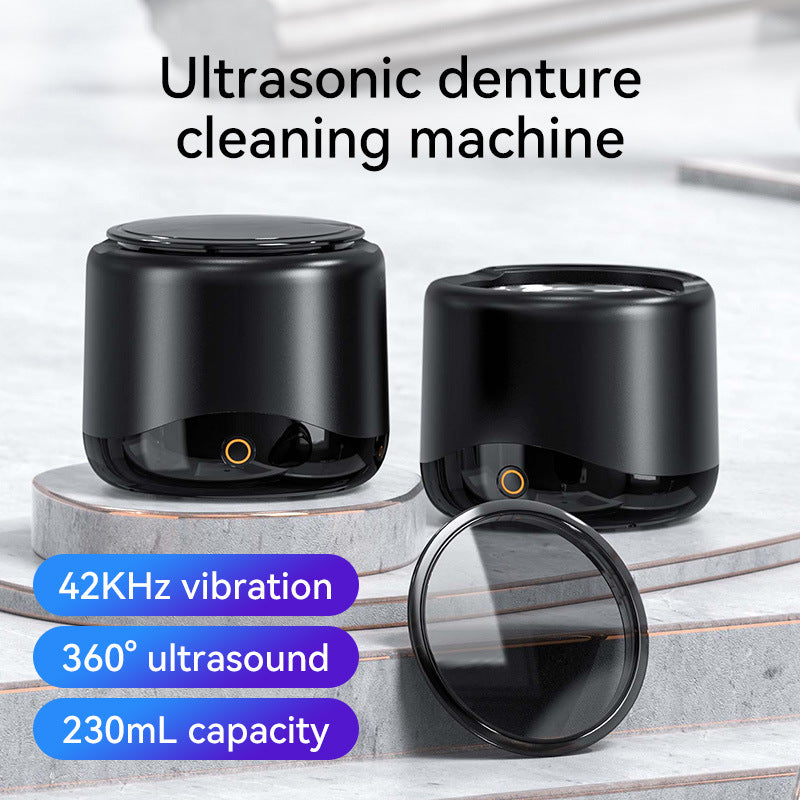 Tragbare und multifunktionale Ultraschallreinigungsmaschine für Schmuck, Zahnprothesen, Zahnbürstenköpfe und Zahnabdeckungen
