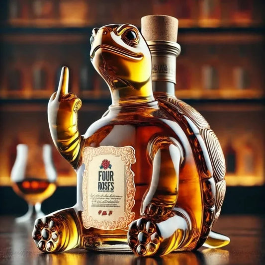 10Oz Lustiger Mittelfinger Ente/Schildkröte/Hund Whisky Glas Dekanter – Bar/Büro/Heim Dekor.