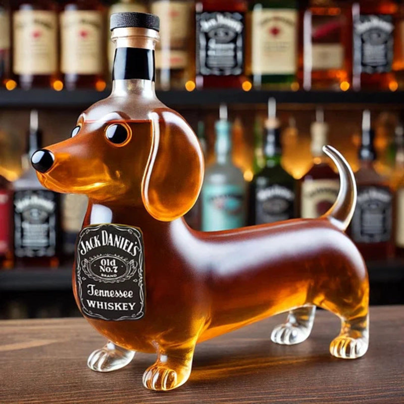 10Oz Lustiger Mittelfinger Ente/Schildkröte/Hund Whisky Glas Dekanter – Bar/Büro/Heim Dekor.
