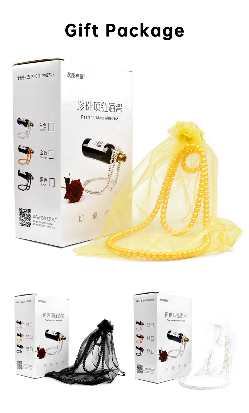 Perlenkette Edelstahl Weinregal Weinpädagogik Klammer Halter Aufhängung Champagner Whisky Kleine Ornamente