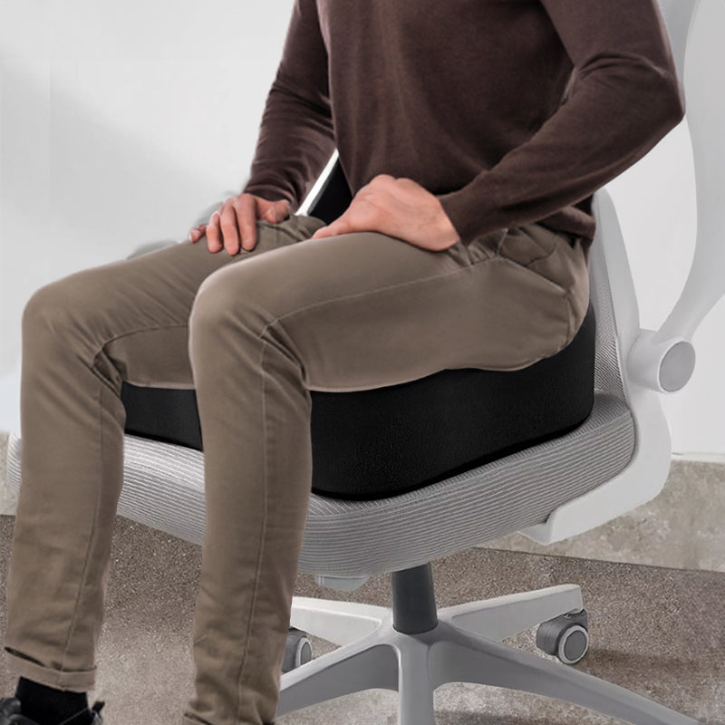 Memory-Schaum-Autositzkissen. Ergonomische Unterstützung. Lindert Rücken-/Steißschmerzen. Universelle Passform.