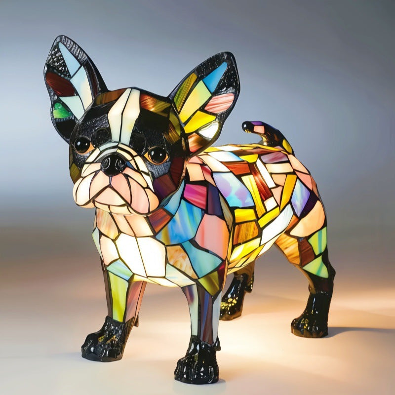 Tierharz LED Nachtlicht, eine süße Nachttischlampe für Wohnzimmer und Schlafzimmer.
