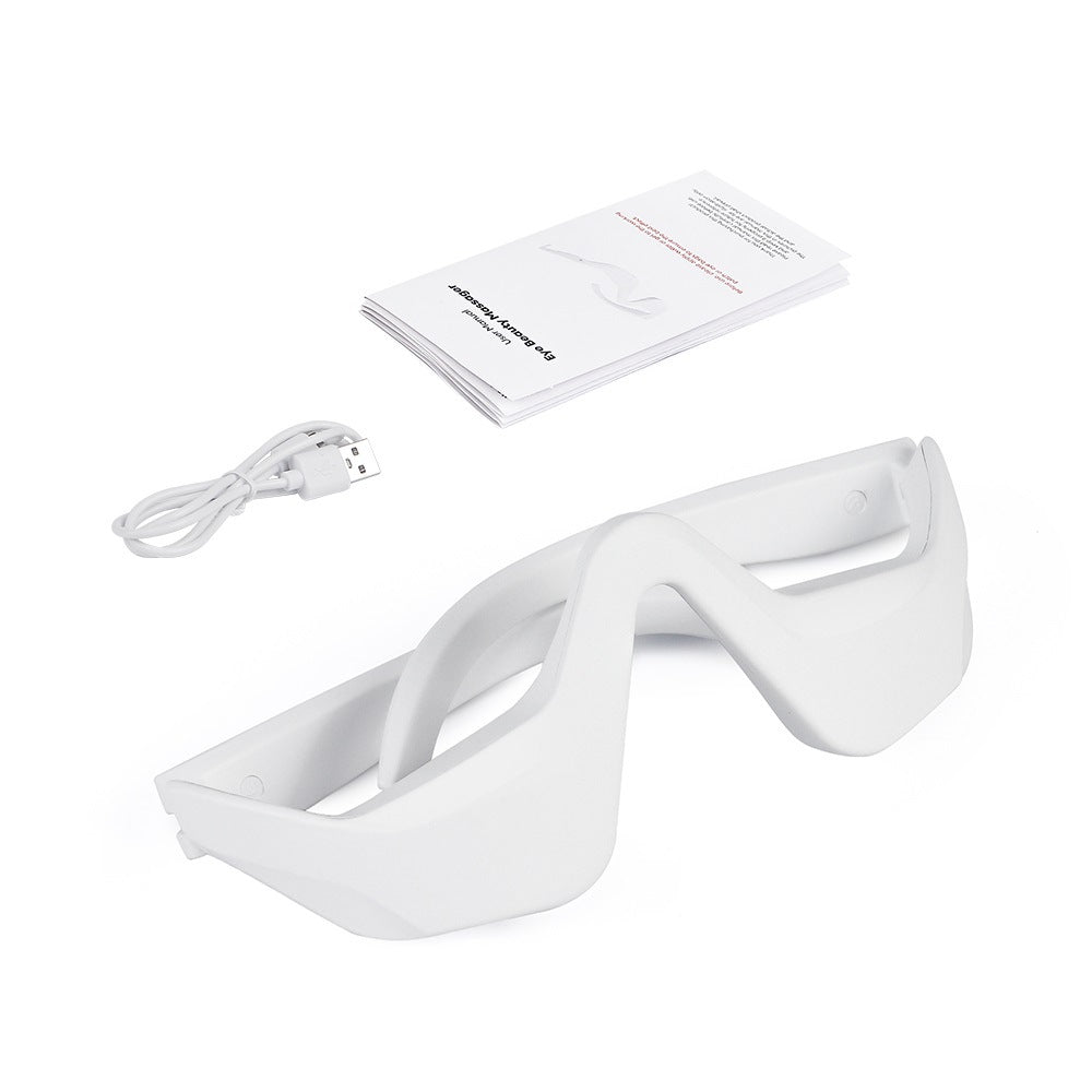 Mikrostrom-Massagengerät für die Augen mit EMS und rotem Licht zur Augenmassage und Reduzierung von dunklen Augenringen