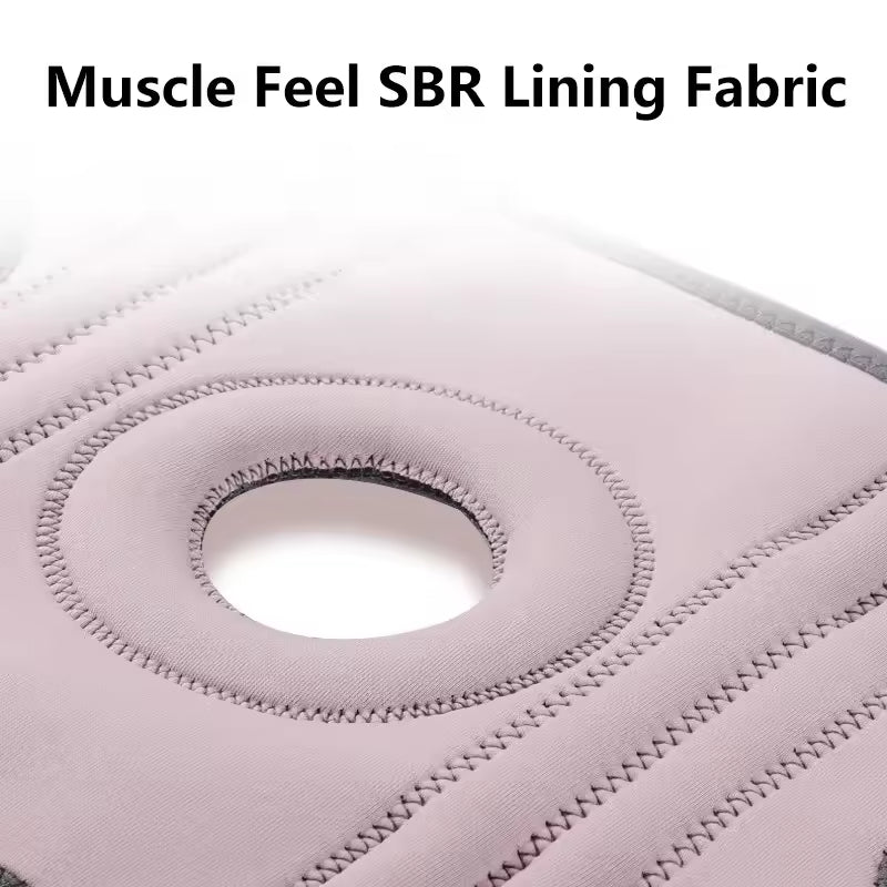 Meniskus Sport Knieschutz Silikon Stoßdämpfer Stabilität Patella Knieschutz Unterstützungsgurt Klettverschluss Verstellbar