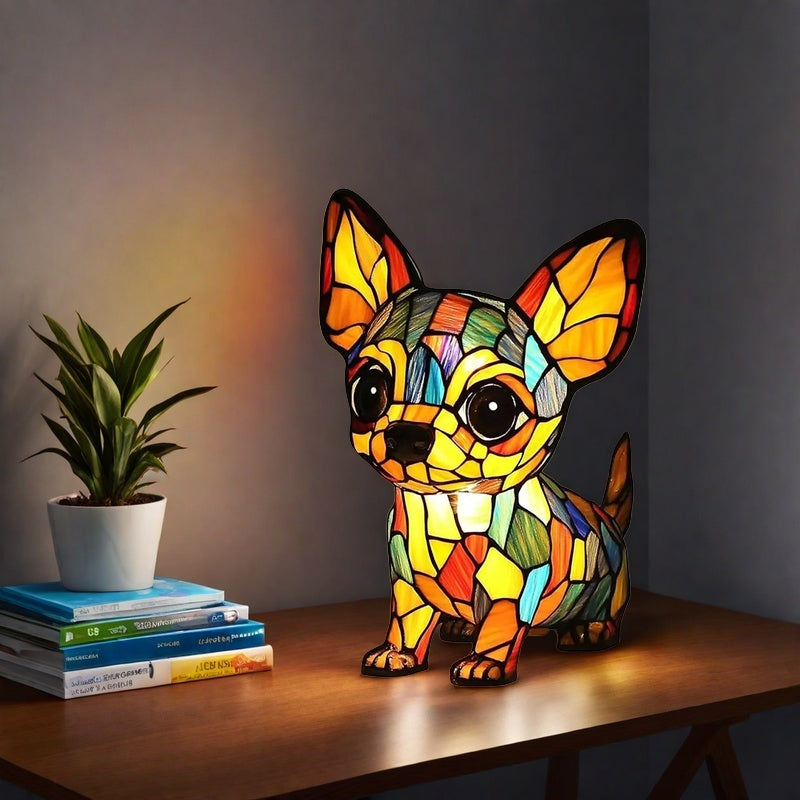 Tierharz LED Nachtlicht, eine süße Nachttischlampe für Wohnzimmer und Schlafzimmer.