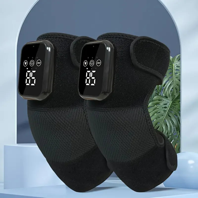 Elektrischer beheizter Knie-Massager 3 in 1 Gelenk-, Ellenbogen- und Schulterentspanner mit thermischer Vibration und Feuchtigkeitsentfernung für Physiotherapie