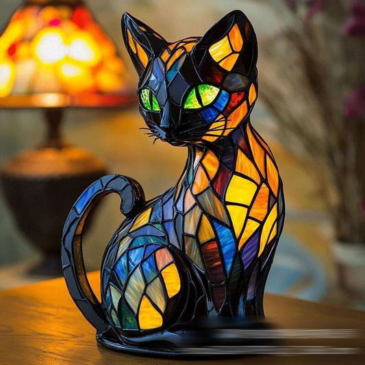 Tierharz LED Nachtlicht, eine süße Nachttischlampe für Wohnzimmer und Schlafzimmer.