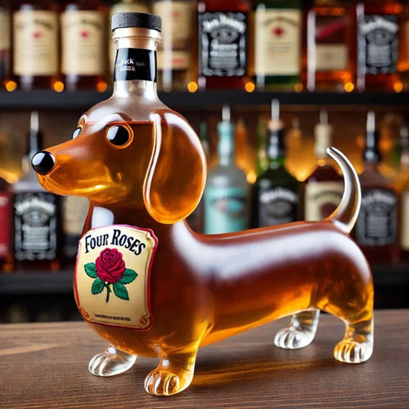 10Oz Lustiger Mittelfinger Ente/Schildkröte/Hund Whisky Glas Dekanter – Bar/Büro/Heim Dekor.