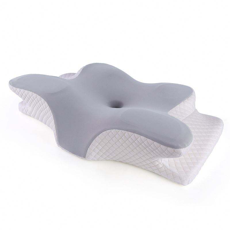 Ergonomisches Nackenstützkissen für den Schlaf Orthopädische Unterstützungskissen Geruchlos Kontur Nackenschmerzen Memory-Schaum-Kissen