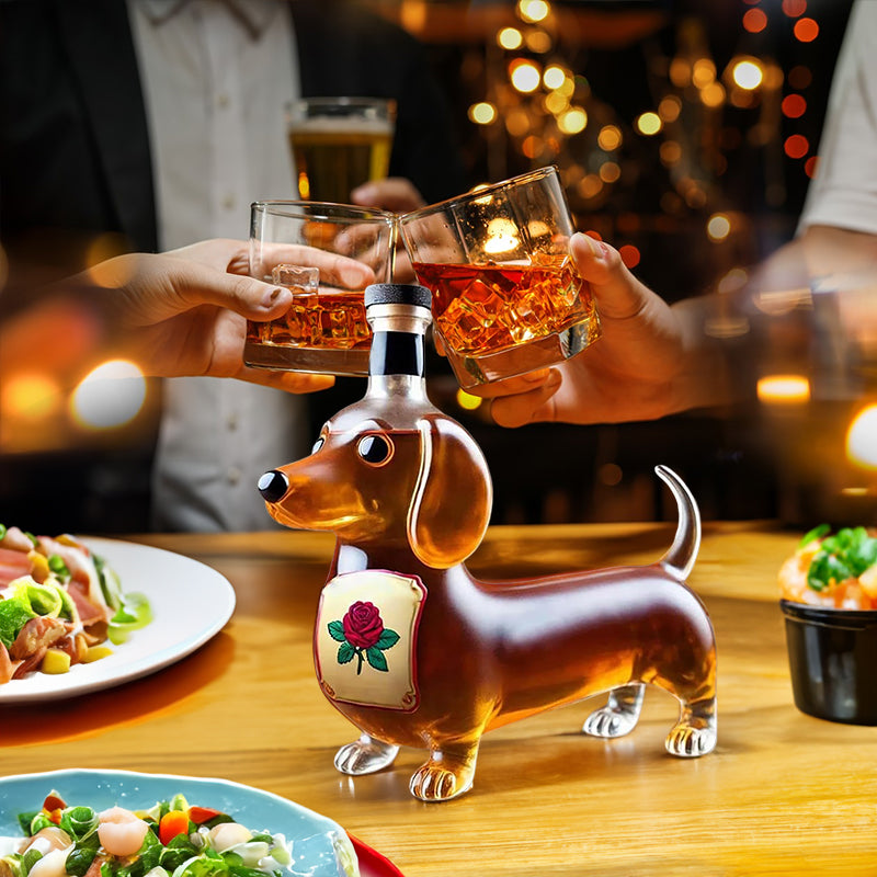 10Oz Lustiger Mittelfinger Ente/Schildkröte/Hund Whisky Glas Dekanter – Bar/Büro/Heim Dekor.