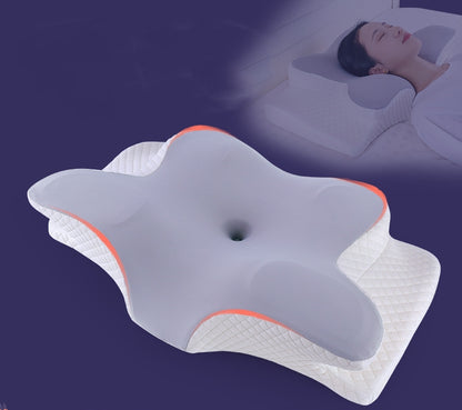 Ergonomisches Nackenstützkissen für den Schlaf Orthopädische Unterstützungskissen Geruchlos Kontur Nackenschmerzen Memory-Schaum-Kissen
