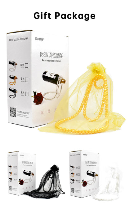 Perlenkette Edelstahl Weinregal Weinpädagogik Klammer Halter Aufhängung Champagner Whisky Kleine Ornamente