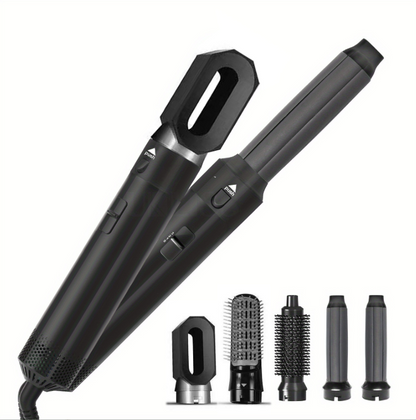 5 in 1 Haartrockner Styler Professionelle Haartrockner Bürste Föhn Luftwickler Heißluftbürste