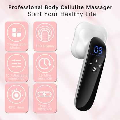 Tragbare multifunktionale Körperformungsmaschine aus Edelstahl für Bauch, Taille, Arme, Cellulite, Dehnungsstreifen, Massager, Straffungsgerät